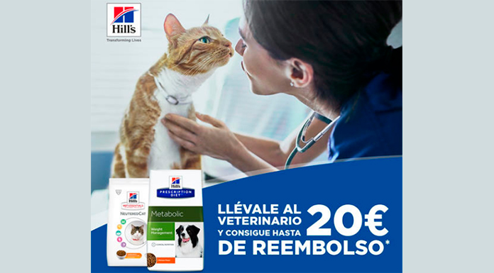 Hasta 20€ de reembolso en alimentos Hill’s