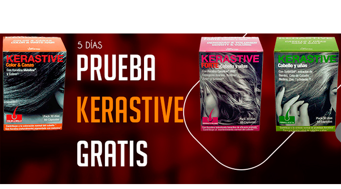 Muestras gratis de productos Kerastive