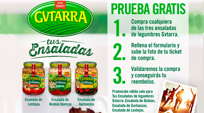 Prueba gratis ensaladas de legumbres Gvtarra