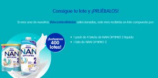 Voces Nestlé Bebé sortea 400 lotes de NAN OPTIPRO 2 Voces Nestlé Bebé sortea 400 lotes de NAN OPTIPRO 2