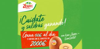 Zespri sortea 2.000 euros este verano Zespri sortea 2.000 euros este verano