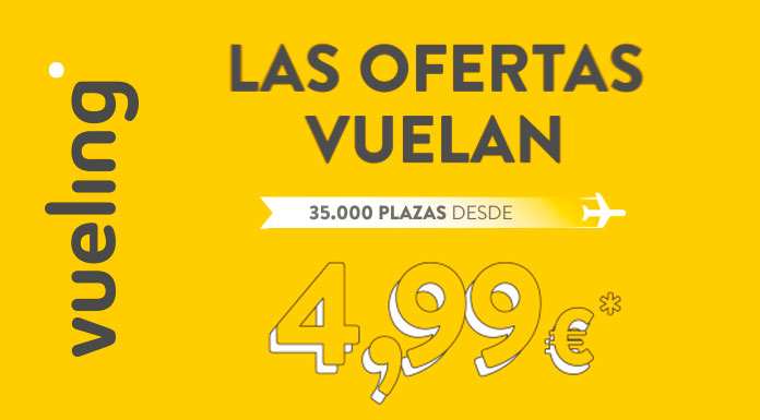 Vuelos Vueling desde 4,99€