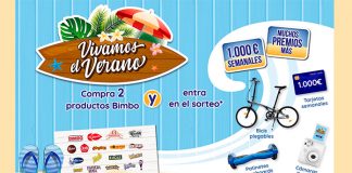 Bimbo sortea 1.000 euros semanales y otros premios Bimbo sortea 1.000 € semanales y otros premios