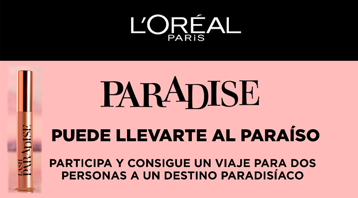 Consigue un viaje con Paradise de L'Oréal