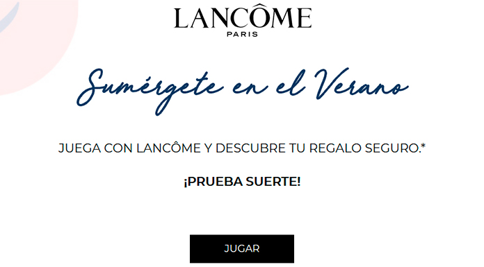 Gana regalos con Lancôme