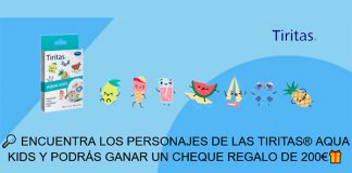 Gana un cheque regalo con Tiritas Gana un cheque regalo con Tiritas