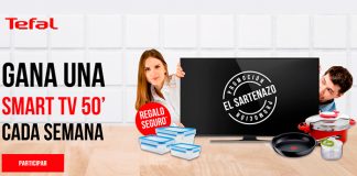 Gana una Smart Tv cada semana con Tefal Gana una Smart Tv cada semana con Tefal