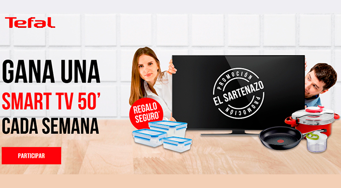 Gana una Smart Tv cada semana con Tefal