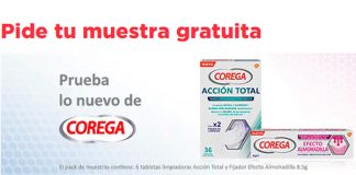 Muestras gratis de lo nuevo de Corega Muestras gratis de lo nuevo de Corega