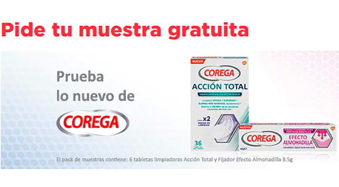 Muestras gratis de lo nuevo de Corega