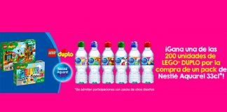Nestlé Aquarel sortea 200 unidades de Lego Duplo Nestlé Aquarel sortea 200 unidades de Lego Duplo