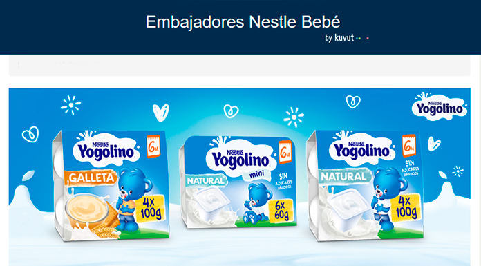Prueba gratis Yogolino con Club Embajadores de Nestlé Bebé