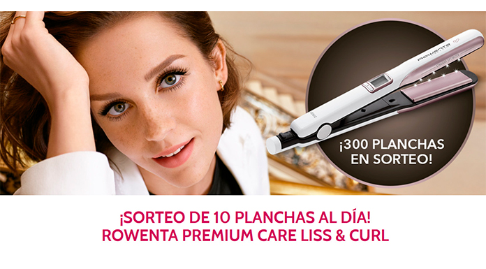 Sorteo de 10 planchas Rowenta al día de Bourjois