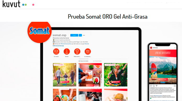 Kuvut da a probar gratis Somat ORO Gel Anti-Grasa