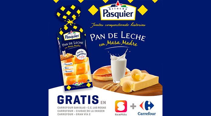 Muestras gratis de pan de leche de Brioche Pasquier