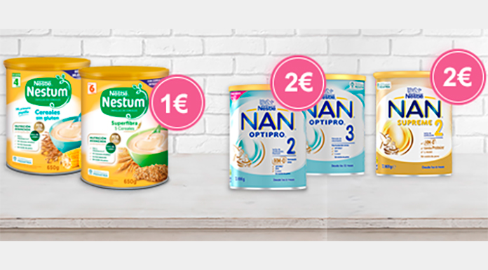 Reembolsos en Nestlé Nestum y Nan