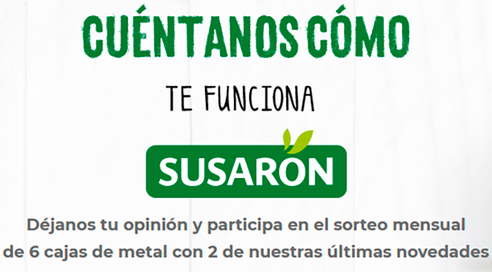 Sorteo mensual de 6 cajas de metal Susaron