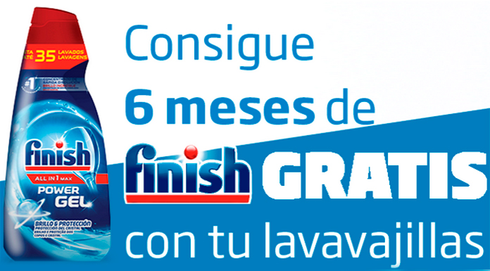 Consigue 6 meses de Finish gratis con lavavajillas Beko