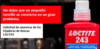 Muestras gratis del fijador de roscas Loctite 243 Muestras gratis del fijador de roscas Loctite 243