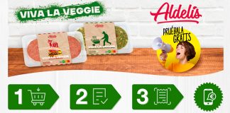 Prueba gratis las hamburguesas vegetarianas de Aldelis