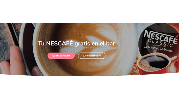 Prueba gratis Nescafé en el bar