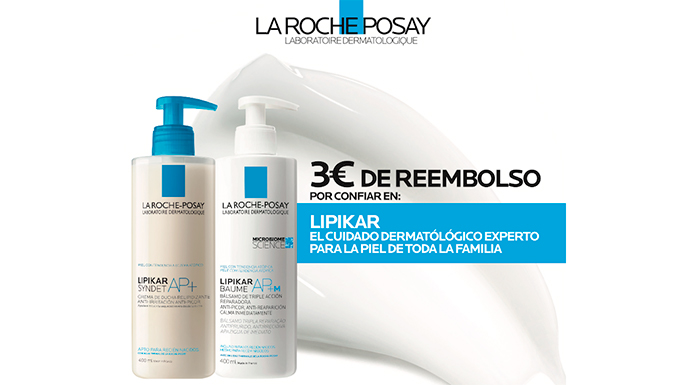 Reembolso en Lipikar de La Roche Posay