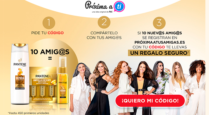 Regalo seguro Pantene con Próxima a ti