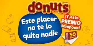 Donuts sortea 190 tarjetas de 50 euros Donuts sortea 190 tarjetas de 50 euros