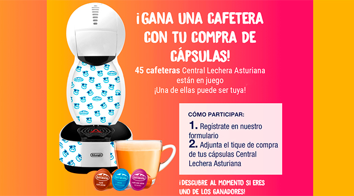 Gana una cafetera Central Lechera Asturiana