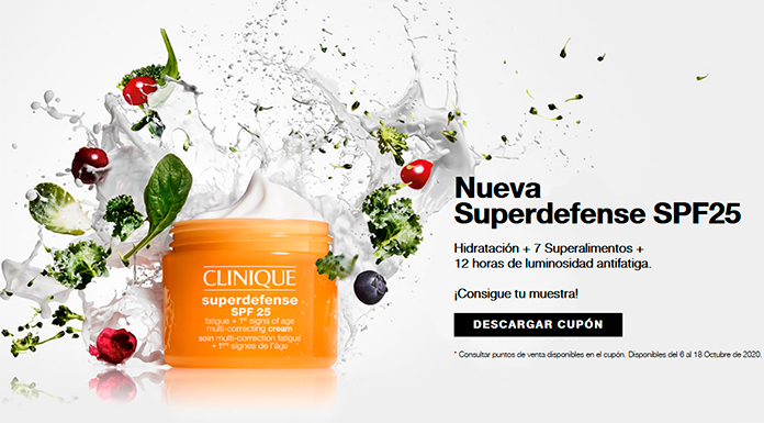 Muestras gratis de Superdefense SPF25 de Clinique