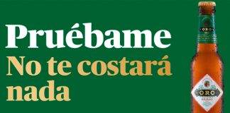Prueba gratis la cerveza Oro Bilbao Prueba gratis la cerveza Oro Bilbao