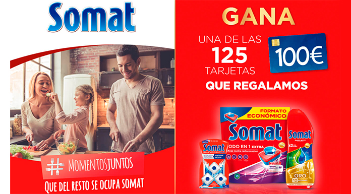 Regalan 125 tarjetas de 100 € con Somat