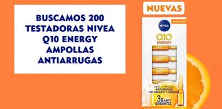 Buscan 200 testadoras Nivea Q10 Energy Buscan 200 testadoras Nivea Q10 Energy