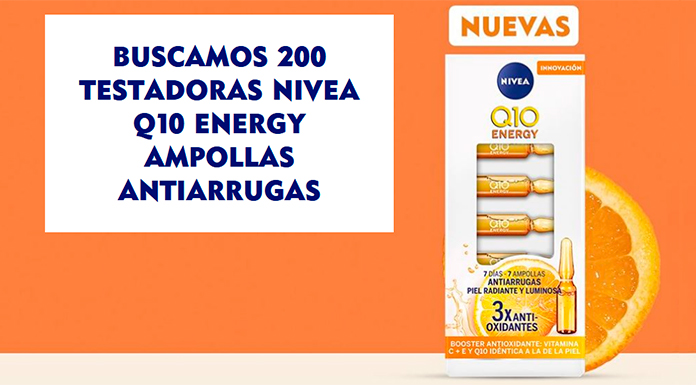 Buscan 200 testadoras Nivea Q10 Energy