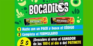 Gana 100 € o un patinete eléctrico con Bocaditos Gana 100 € o un patinete eléctrico con Bocaditos