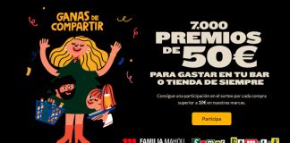 Mahou-San Miguel sortea 7.000 premios Mahou-San Miguel sortea 7.000 premios