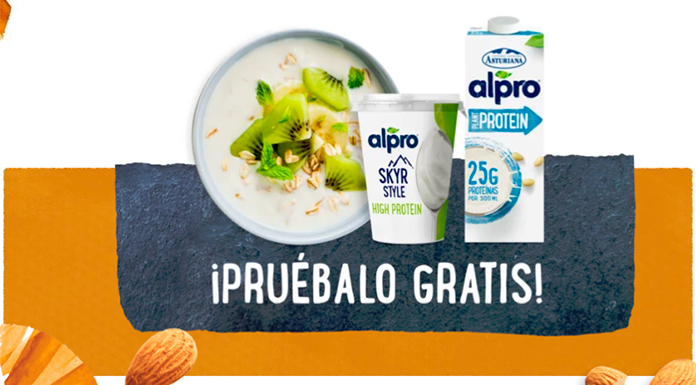 Prueba gratis la gama alta en proteína de Alpro