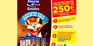 Puleva Batidos sortea cada día 1 paga extra Puleva Batidos sortea cada día 1 paga extra