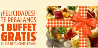 Buffet gratis por tu cumpleaños con Muerde La Pasta Buffet gratis por tu cumpleaños con Muerde La Pasta