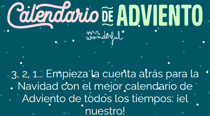 Calendario de adviento de Mr. Wonderful 2020