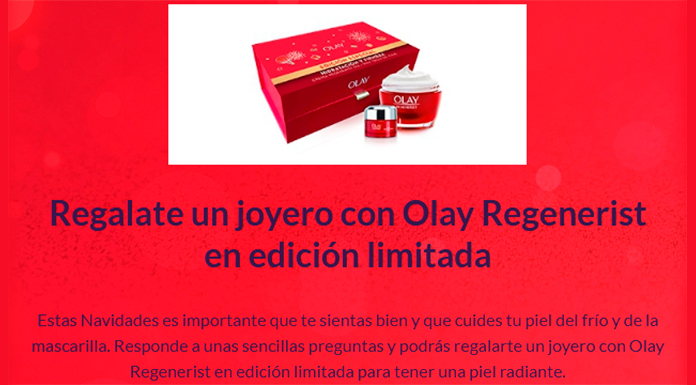 Gratis un joyero con Olay Regenerist