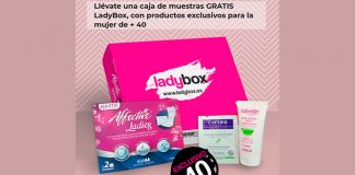 Llévate la caja de muestras gratis LadyBox Llévate la caja de muestras gratis LadyBox