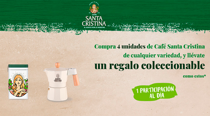 Llévate un regalo coleccionable Cafés Santa Cristina