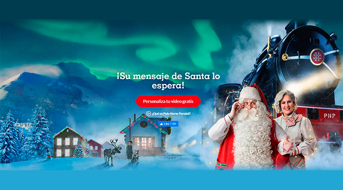Vídeos gratis de Santa con Polo Norte Portátil
