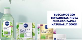Buscan 200 testadoras Nivea Naturally Good Buscan 200 testadoras Nivea Naturally Good