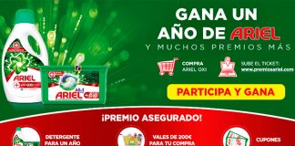 Gana un año de Ariel y más premios Gana un año de Ariel y más premios