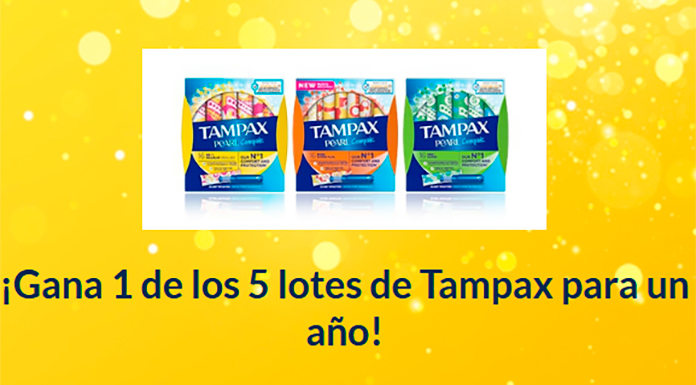 Próxima a ti sortea 5 lotes de Tampax para un año