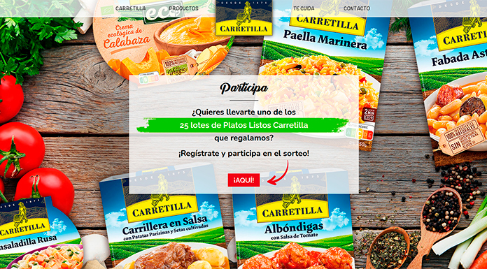 Regalan 25 lotes de Platos Listos Carretilla