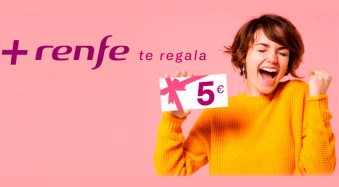 Renfe te regala 5 euros