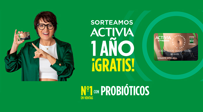 Sortean 1 año de Activia gratis